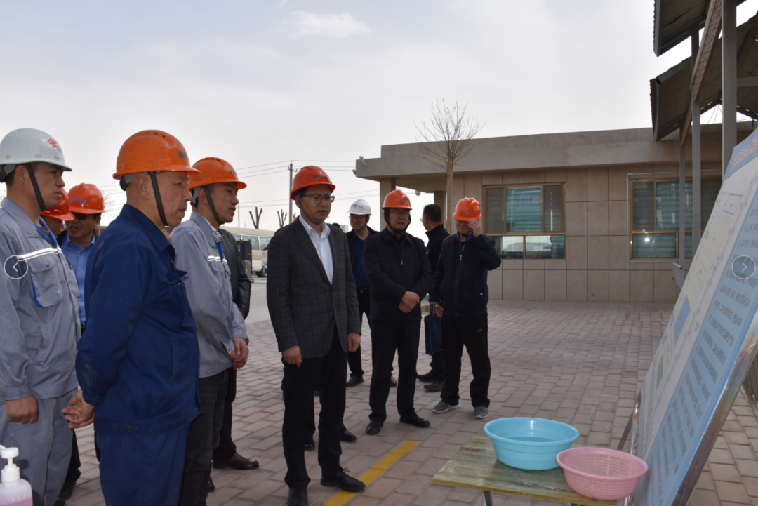 市委常委,常务副市长成广平检查高台盐池工业园区安全生产工作