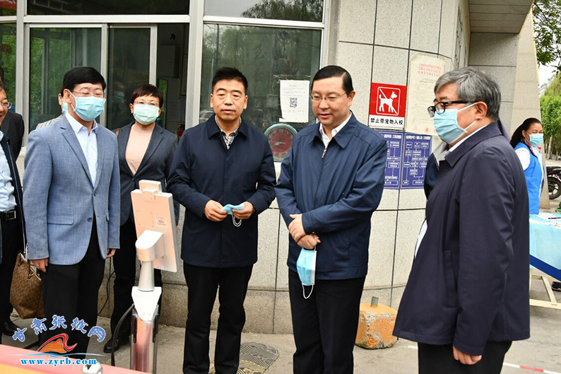 李润强马斌检查指导河西学院疫情防控和复学开校工作时强调全力配合