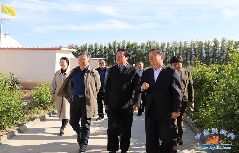 杨维俊樊辉在调研高台县南华葡萄酒小镇项目时强调发挥各自优势深化
