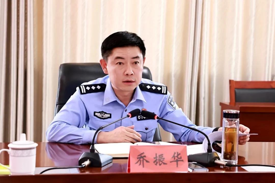 乔振华同志调研甘州公安工作