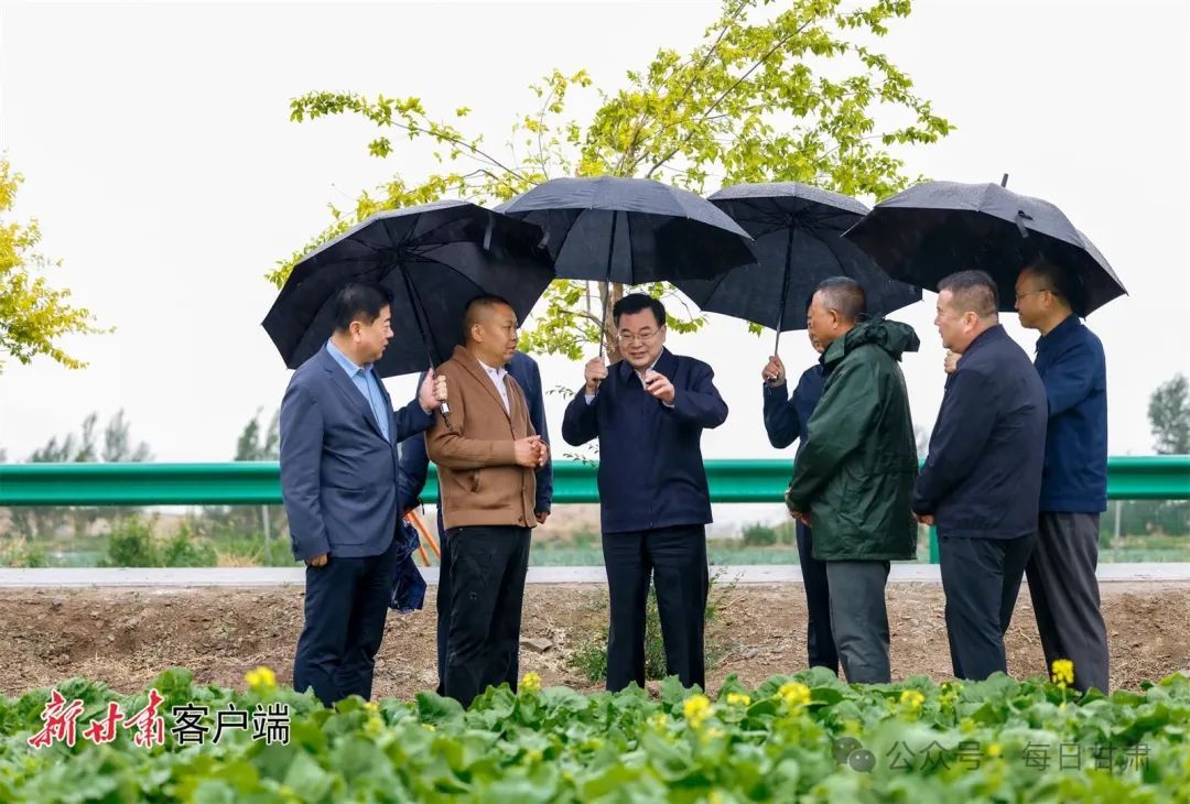 胡昌升在张掖高台调研时强调 培育壮大产业带动群众增收 加强干部教育锤炼坚强党性