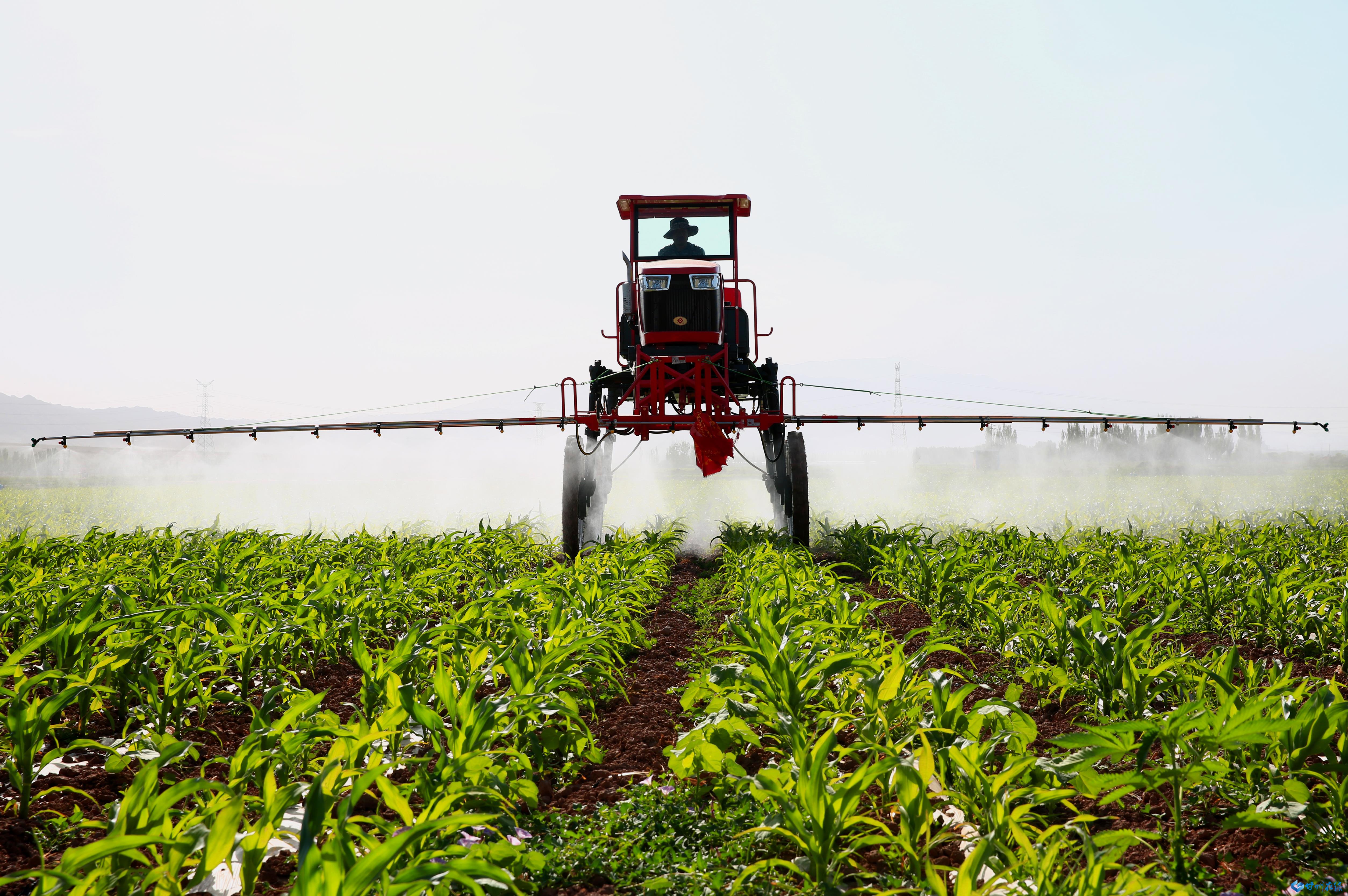 张掖市农业农村局-张掖甘州:高标准农田机械作业忙