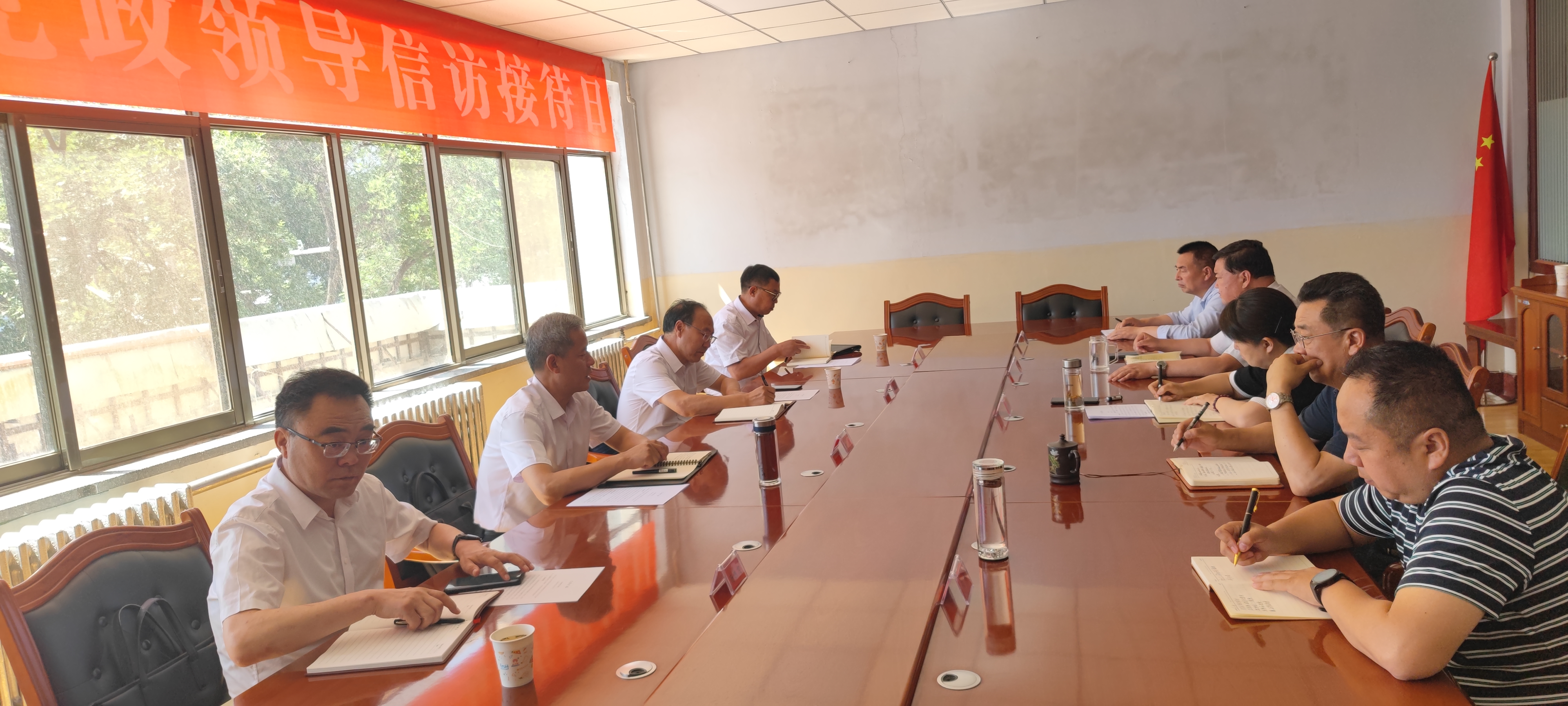 张掖市信访局-市委社会工作部部长刘永君一行到市信访局调研